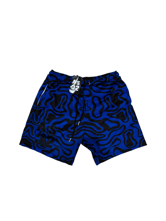 Blue Illusion Shorts