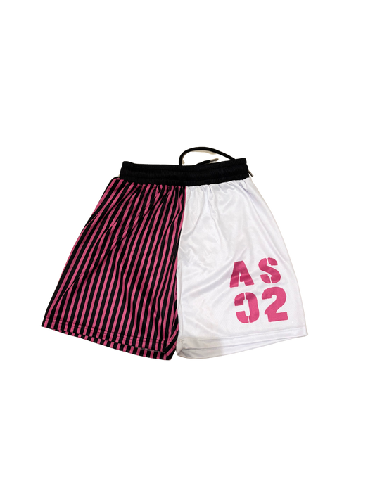 Pink Split Shorts