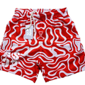 Red Illusion Shorts