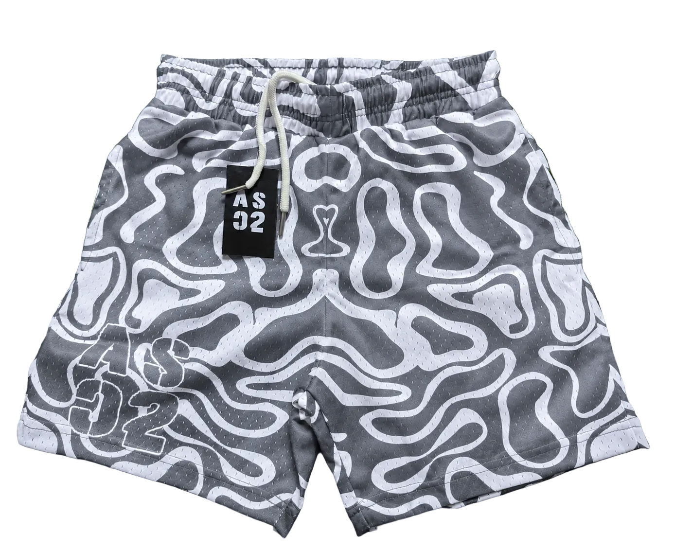 Grey Illusion Shorts