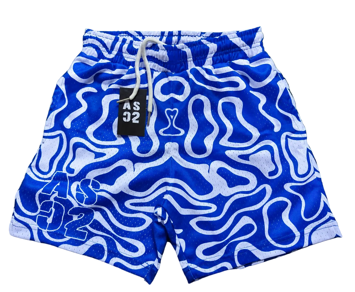 Blue Illusion Shorts